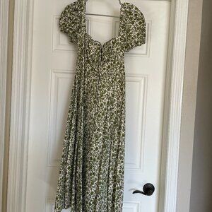 O.P.T Green Floral Dress